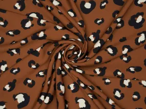 Animal   print -  Woolpeach fabric by the yard - soft flowy fabric