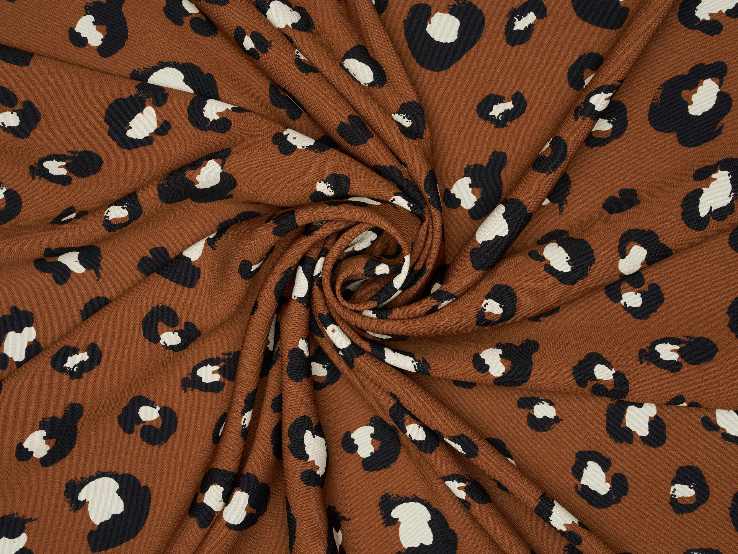 Animal   print -  Woolpeach fabric by the yard - soft flowy fabric