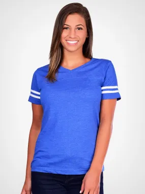 Brady Striped V-Neck Tee