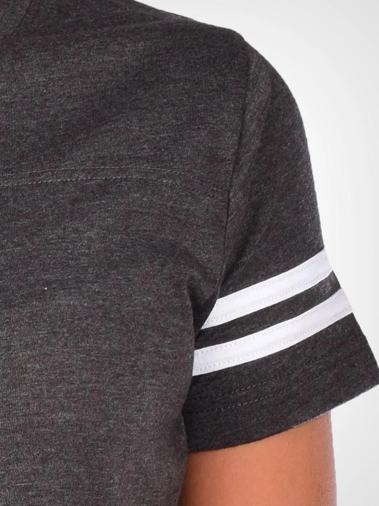 Brady Striped V-Neck Tee
