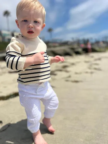 Brenton Striped Baby and Kid Sweater