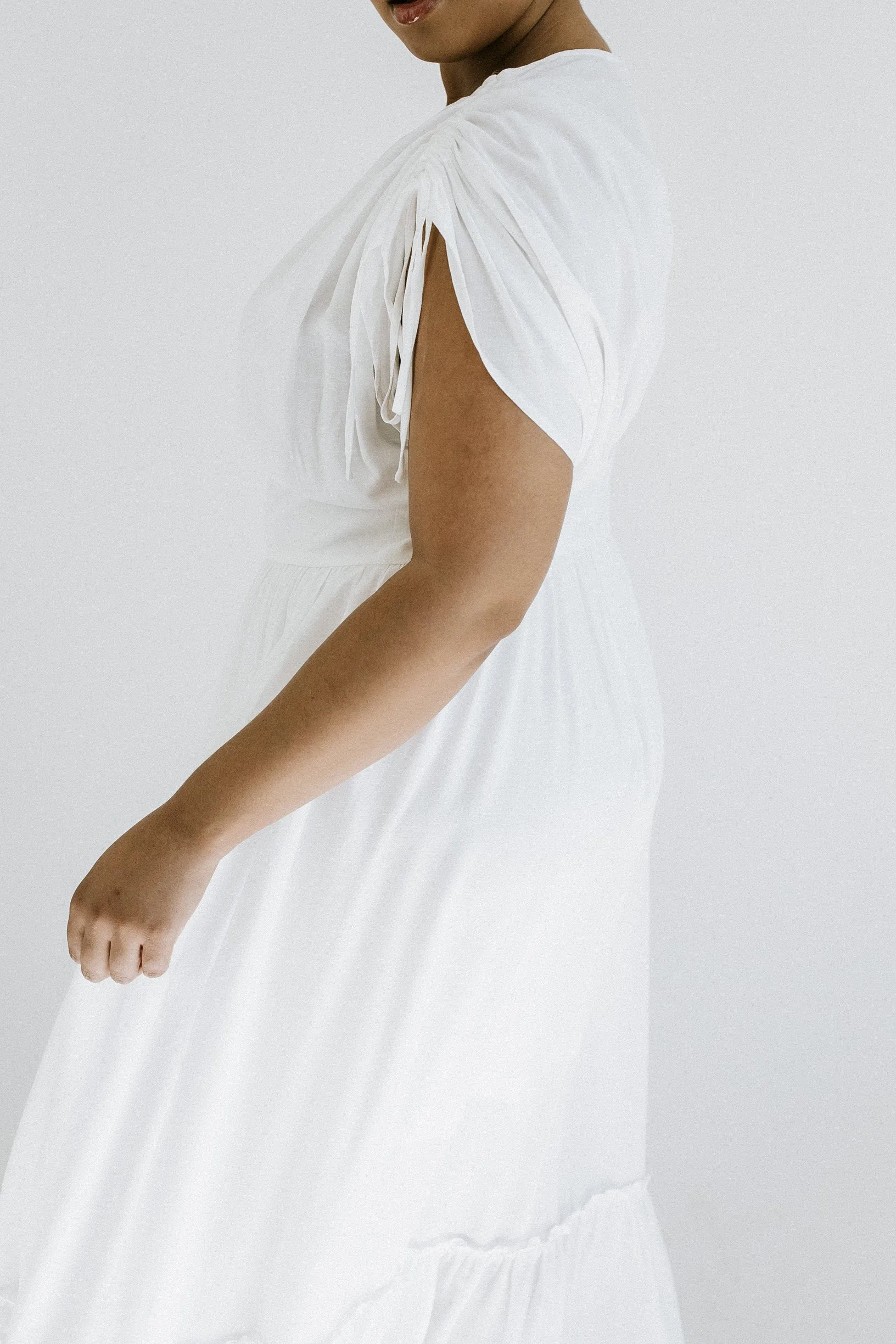 Easy Weekend Maxi Dress - White - Extended Sizes