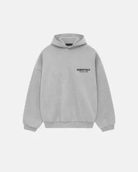 Fleece Hoodie in Light Heather Gray