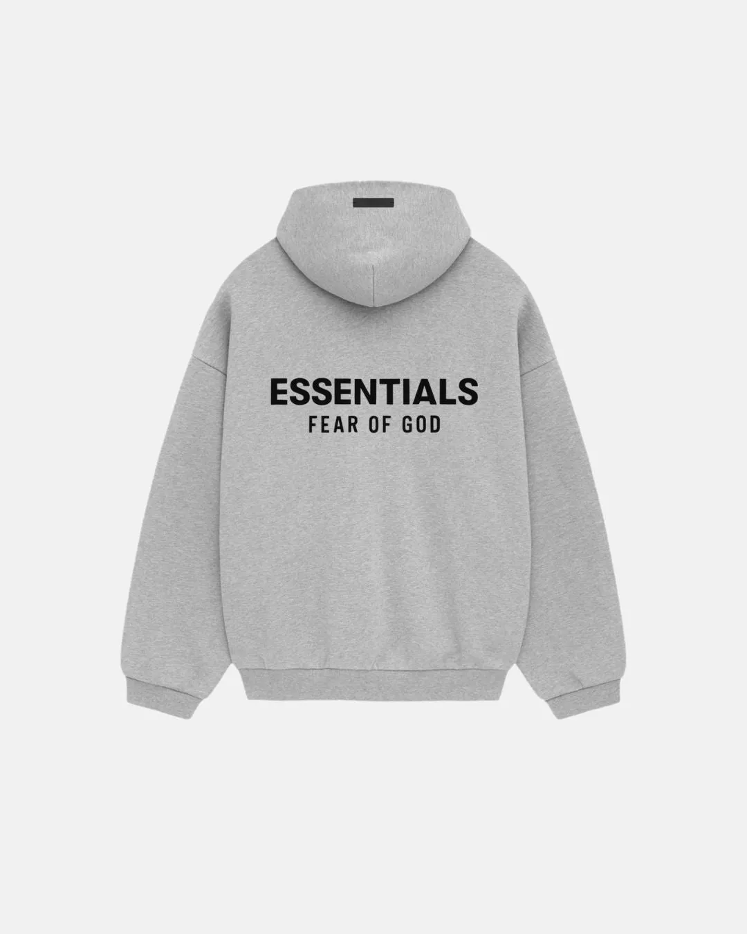 Fleece Hoodie in Light Heather Gray
