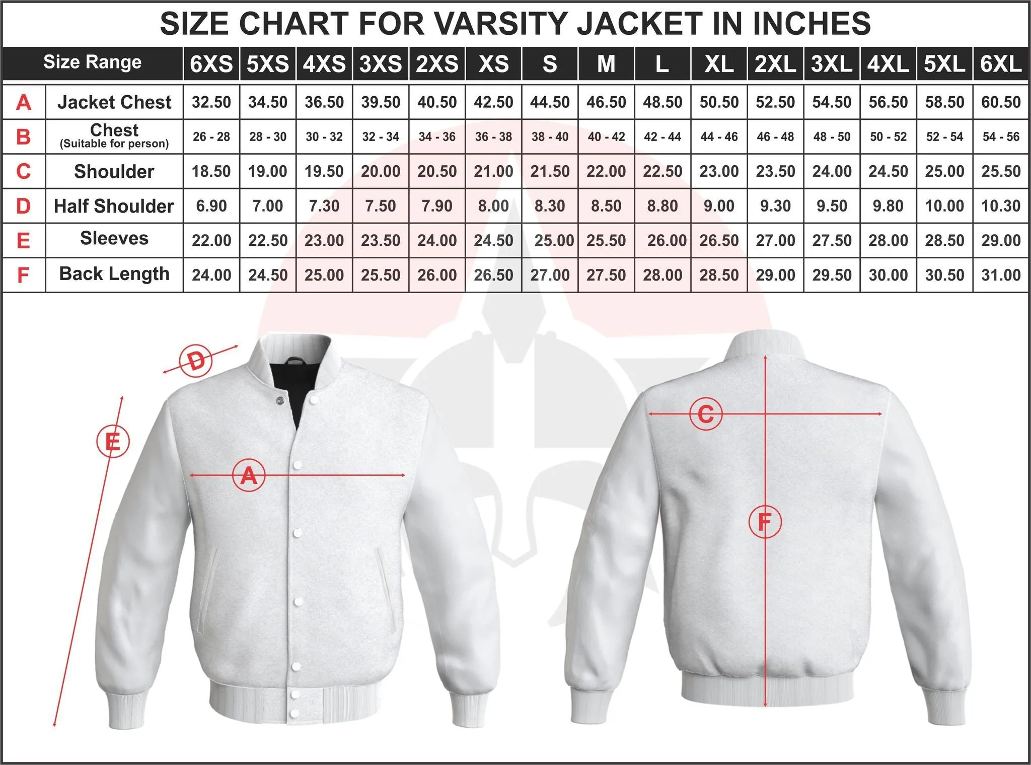 Full Leather Black Varsity Baseball Bomber Jacket