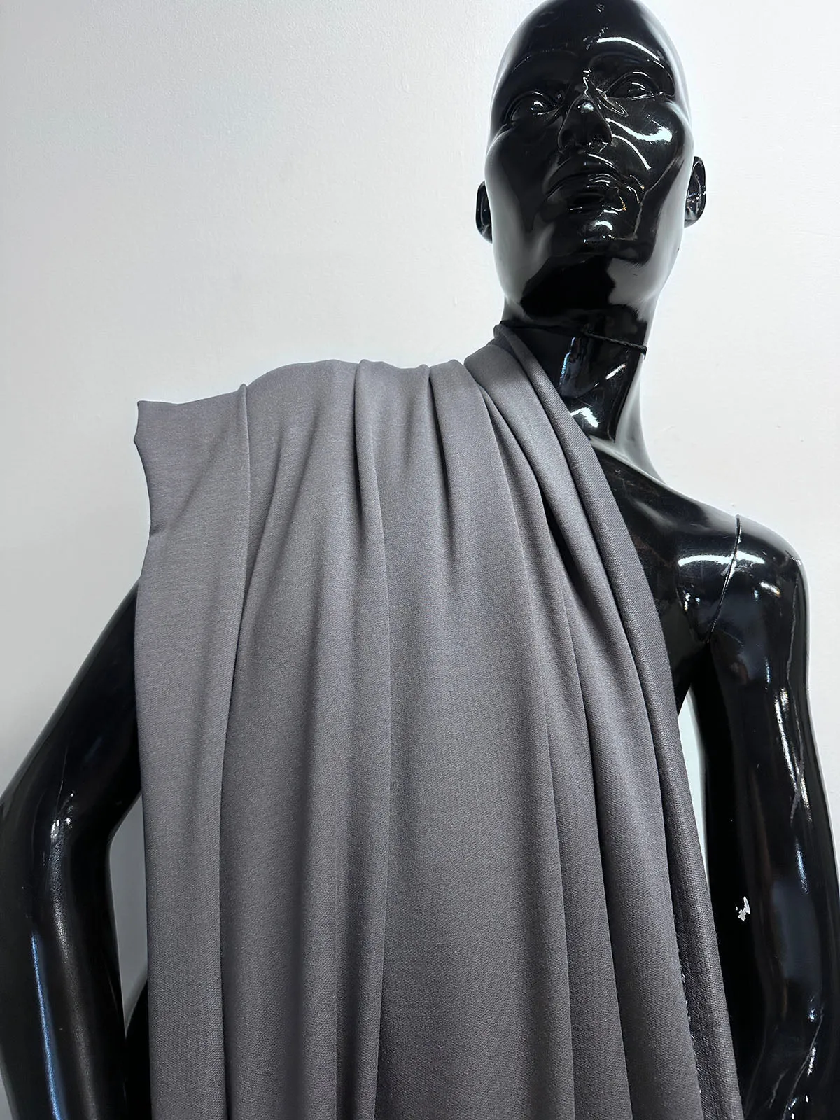 Grey Modal Super Soft Drapey Terry