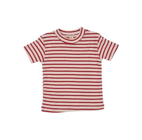 Kid's Striped Short Sleeve Crewneck Tee