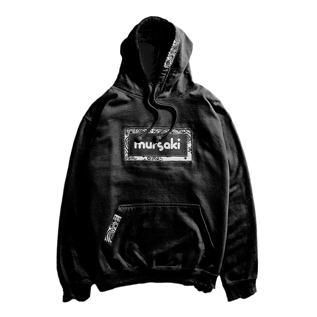 Mursaki Paisley Patched Pullover Hoodie 328-763