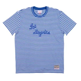 NBA Front Back Striped Tee Los Angeles Lakers