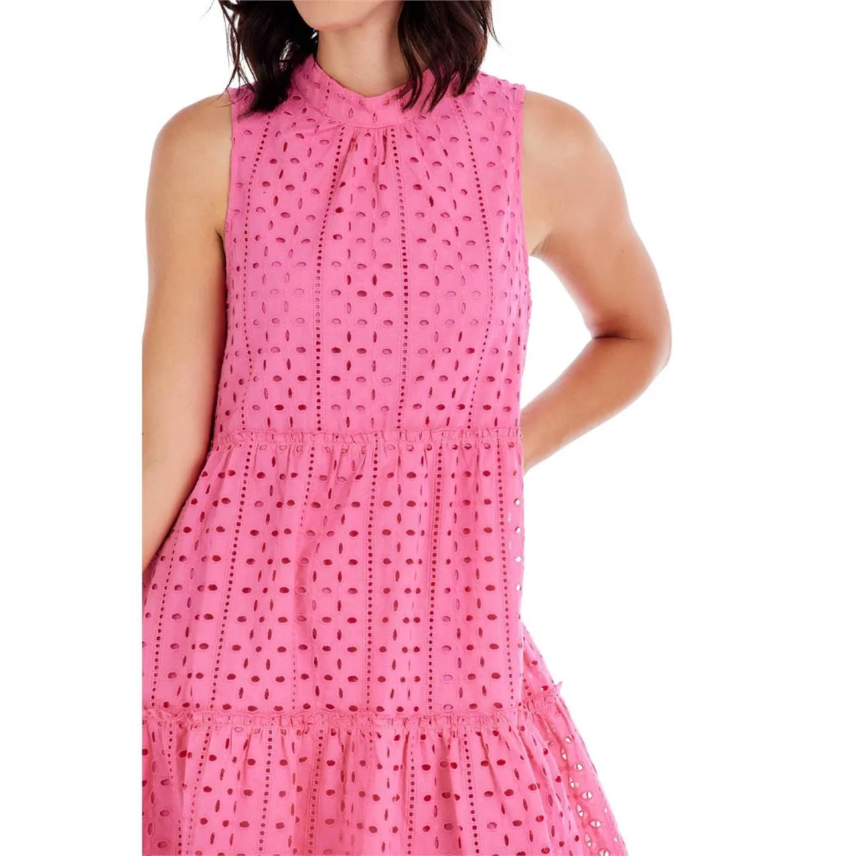 Pink Eyelet Dress