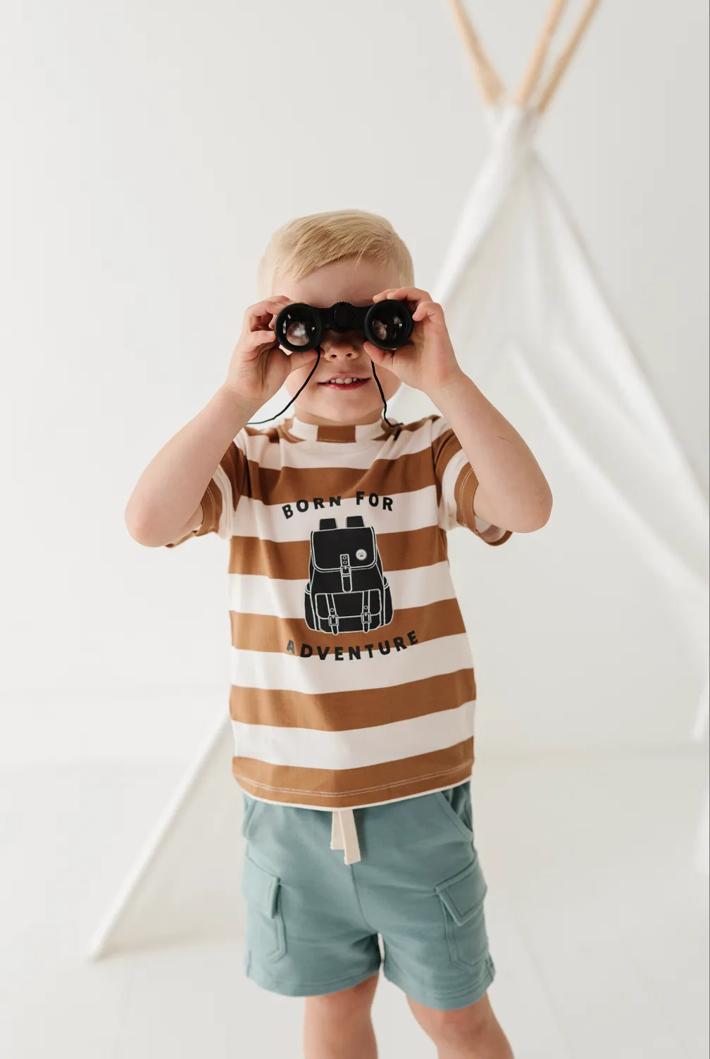 Short Sleeve Tee - Born for Adventure, Boys