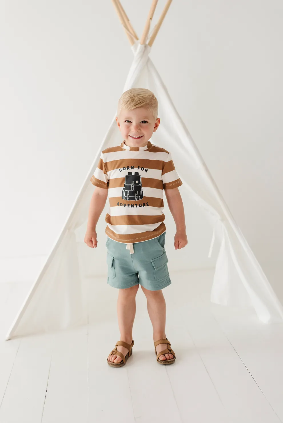 Short Sleeve Tee - Born for Adventure, Boys