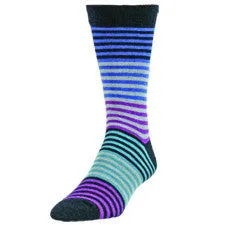 Vanya Black Multi Stripe Socks (Men's)