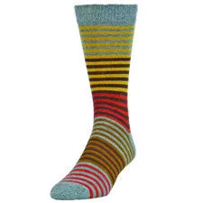 Vanya Grey Multi Stripe Socks (Men's)