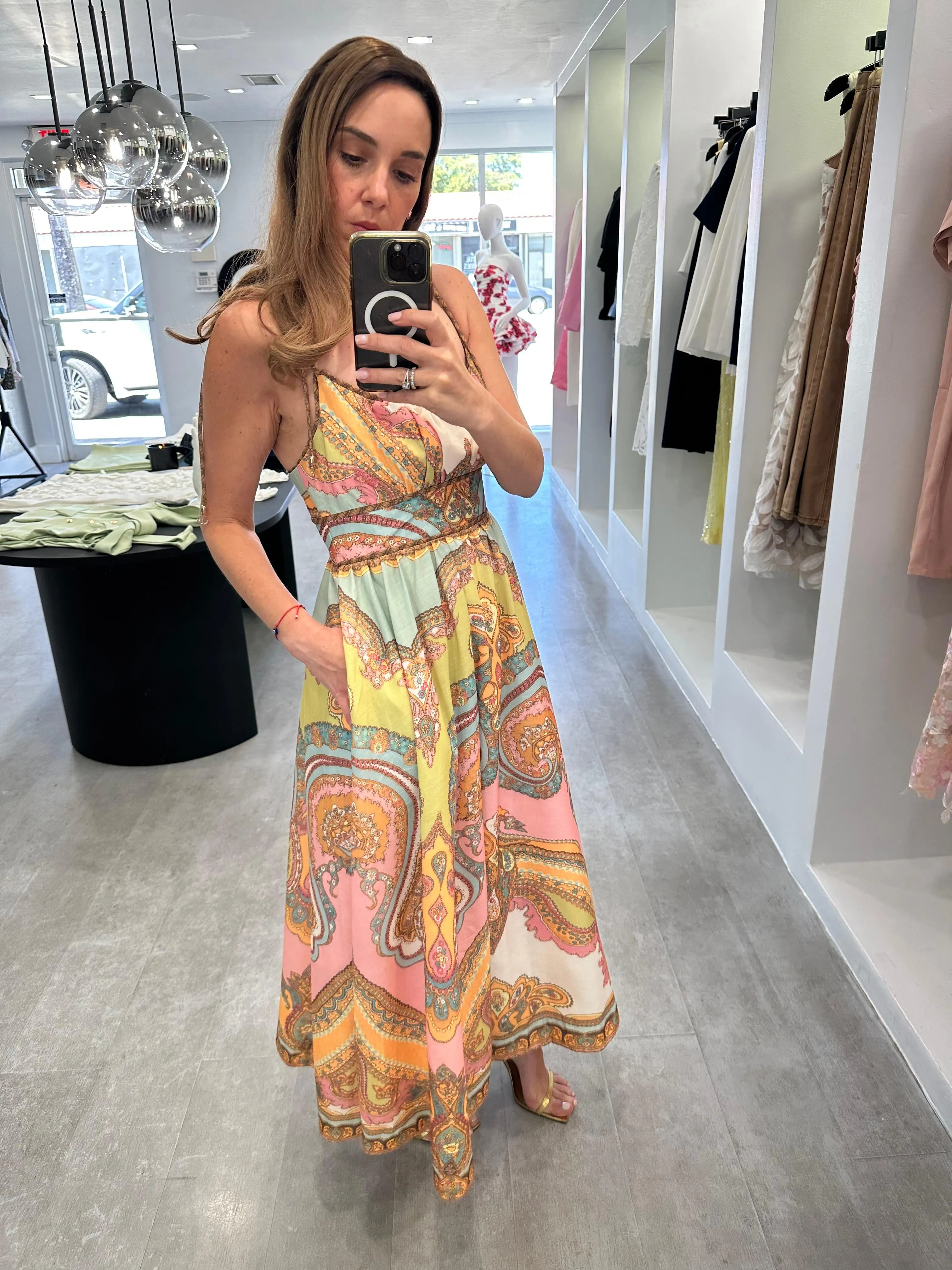 WATERCREST FLOWY DRESS