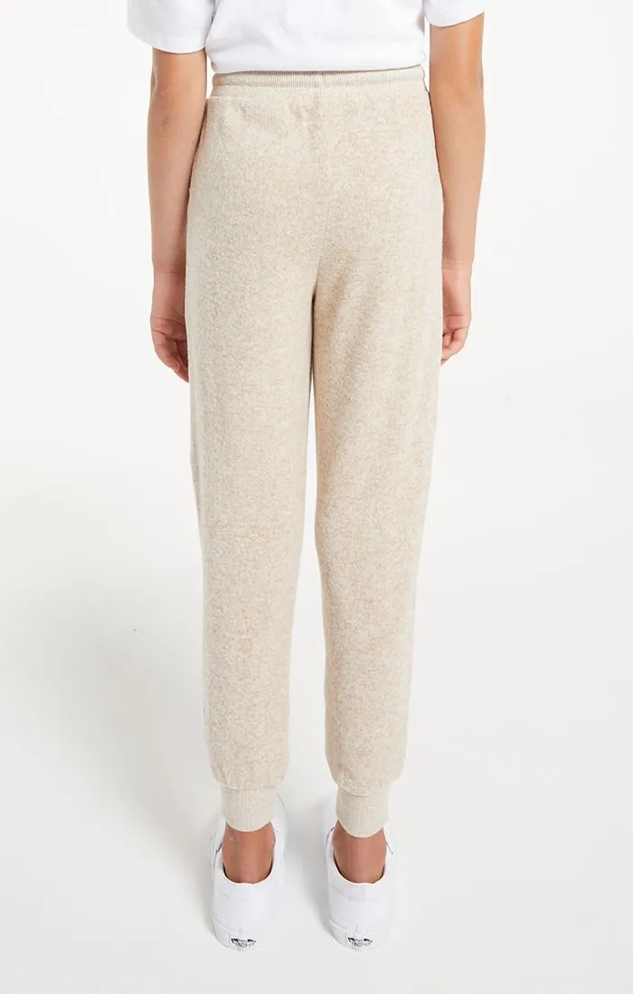 Z Supply Jill Marled Jogger - Oatmeal