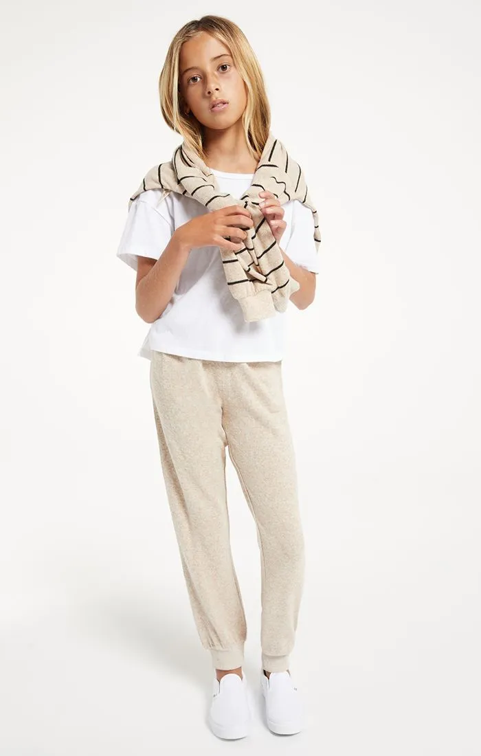 Z Supply Jill Marled Jogger - Oatmeal